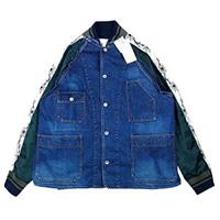 サカイ ×Dr.woo 19SS 19-01895M バック刺繍 ドッキングデニム ジャケット 画像