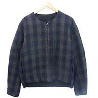 サンシー CHECK LINEN REVERSIBLE BLOUSON 17SS 画像