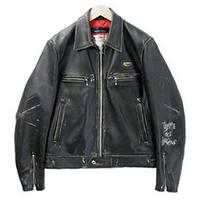 ルイスレザー ×コムデギャルソン 551 ドミネーター レザー ライダース ジャケット 画像