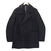 アタッチメント KC62-043 カシミヤ混 タテ 二重 メルトン ハーフ Pコート 16AW 画像