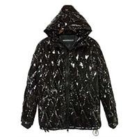 ウノ ピュウノウグァーレトレ RONE050 19AW RIBBON TAPE DIA STETCH DOWN JACKET 画像