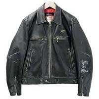 コムデギャルソン × ルイスレザー 551 ドミネーター レザー ライダース ジャケット 画像