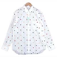 コムデギャルソン シャツ 19年 仏製 S27046 STRIPE FLOWER 画像