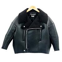 ジュンヤワタナベ 16AD フェイクレザー ライダースジャケット 画像