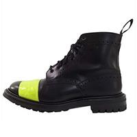 ジュンヤワタナベ ×TRICKER'S 18AW M8061 リフレクター レザー ブーツ シューズ 画像