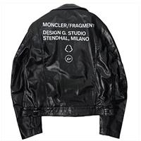 フラグメント MONCLER 7 GENIUS Lewis Leathers 2020AW ドゥエイン ダブル ライダース ジャケット 画像