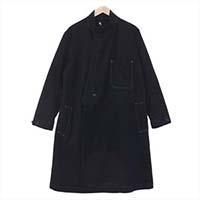 ヨウジヤマモト Ground Y グラウンド ワイ GC-D01-102 インディアフラノ ラップドレス コート 画像