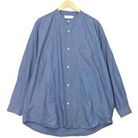 グラフペーパー Dungaree Band Collar Oversized Shirt 19AW GM193-50023 画像