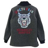 ワコマリア × WOLF'S HEAD CAR CLUB JACKET グレー系 画像