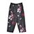 ラッドミュージシャン 2TUCK CROPPED WOOL GABARDINE INKJET FLOWER PANTS 画像