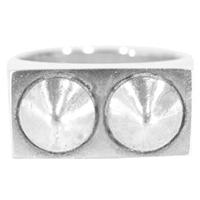 ラッドミュージシャン スタッズ リング シルバー 画像