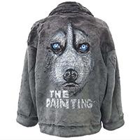 ダブレット ANIMAL HAND-PAINTED FUR JACKET ファー 18AW 画像