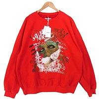 ダブレット HORROR EMBROIDERY SWEAT SHIRT 19AW29CS141 画像