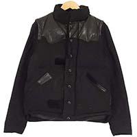 ミハラヤスヒロ クラッシュ リペア&焼き加工 2WAY 切替 ダウン ジャケット 41101285 画像