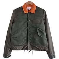 ガンリュウ 16AD ナイロン タフタ ツイル コーチ MA-1 ジャケット ER-J006 画像