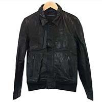 ラウンジリザード 0183 OIL WAX CALF LEATHER BLOUSON 画像
