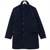 ラウンジリザード 18AW ダブルクロス メルトン ウールスタンドカラー コート ネイビー系 画像