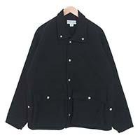 ササフラス ウール コート ブラック系 画像