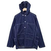 ササフラス PLG BUD HALF DENIM バドハーフ デニム プルオーバー ジャケット インディゴブルー系 画像