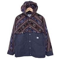 ササフラス GARDENER CRUISER BUD JACKET ネイティブ柄 切替 ジャケット 画像