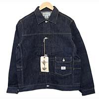 ササフラス SF 161059 14oz denim Gardener R ガーデナー デニム ジャケット インディゴブルー系 画像