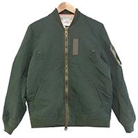 レミレリーフ ナイロン 66 ボマー MA-1 ミリタリージャケット カーキ(オリーブグリーン)系 RN16193033 画像