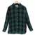レミレリーフ RN128390 レーヨンネル ブロック バッファロー チェック 長袖シャツ グリーン系 画像