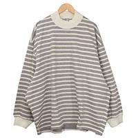 カラー 20AW リブ モックネック カットソー グレー系 20WBM-T07238 画像