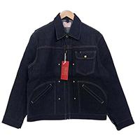 ボンクラ Gジャン Z-1 ジップ デニム ジャケット インディゴブルー系 画像