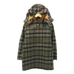 マッキントッシュ FOX BROTHERS チェック ステンカラー 画像