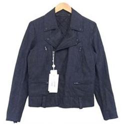 メゾンマルジェラ デニム ライダースジャケット 画像