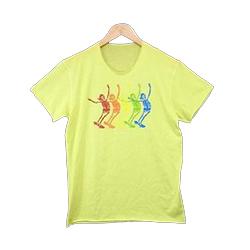 ルシアンペラフィネ スケートボード スカル プリント Tシャツ 画像