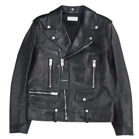 サンローラン レザー ダブルライダースジャケットL01 361841 Y5GA1 画像