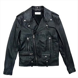 サンローラン 国内正規品 L01 397290 クロコエンボス レザー ライダースジャケット 画像