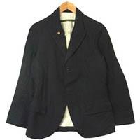 ポールハーデン Men's Blazer Jacket ウール リネン ブレザー ジャケット ダークネイビー系 画像
