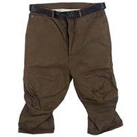 ポールハーデン mens jeans belt ヘリンボーン ベルトジーン クロップド パンツ ブラウン系  画像