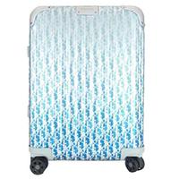 ディオールオム × RIMOWA リモワ オブリーク アルミニウム キャリーケース ブルー 35L ライトブルー系 画像