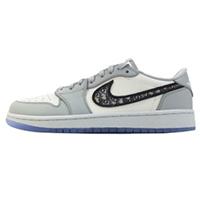 ディオールオム × NIKE ナイキ AIR JORDAN 1 LOW OG DIOR 20SS CN8608-002 画像