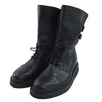 バルマン ラバーソール ダブルベルト レンジャー レザー ブーツ 画像