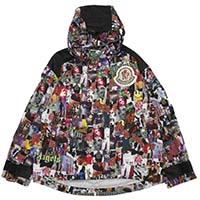 モンクレール × GENIUS Palm Angels KLAUS コラージュ ナイロン ジャケット 画像