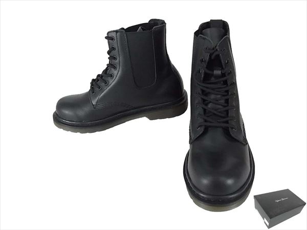 ヒステリックグラマー 0153QS013 8HOLE SIDEGORE レースアップ サイドゴア