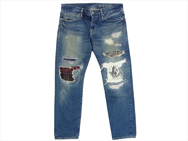 ヒステリックグラマー 0143AP07 CPR加工 レディース デニムパンツ