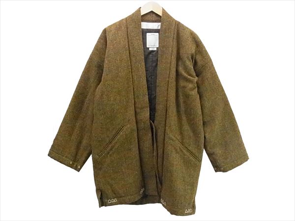 ビズビム DOTERA COAT HARRIS TWEED ドテラ ハリスツイード 16AW コート