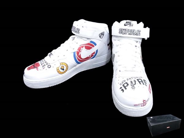 シュプリーム × Nike × NBA AQ8017-100 AIR FORCE 1 MID