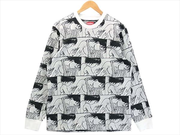 国内正規品 17AW SUPREME シュプリーム AKIRA Syringe Jacquard L/S Top カットソー