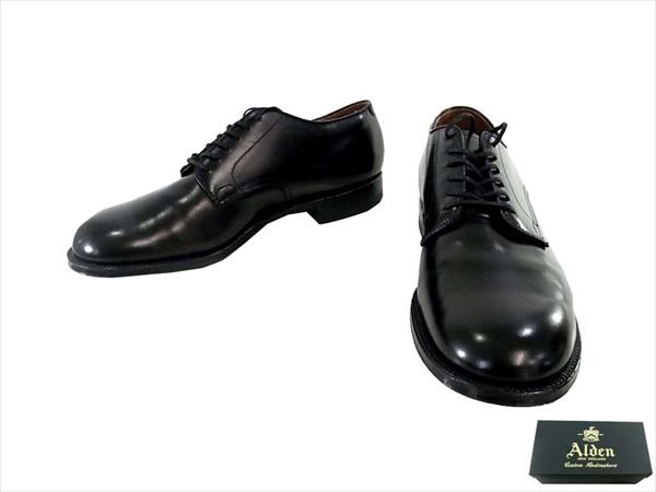 オールデン 53711 プレーントゥ ミリタリーラスト トゥスチール シューズ