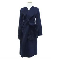 ドゥロワー ファーポケットノーカラーコート 6525-234-0515 画像