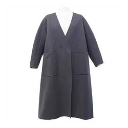 ドゥロワー ノーカラー ウール ケヌキムソウ コート 6525-234-0709 画像