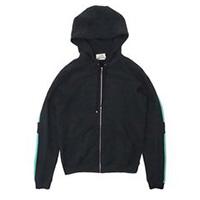 エルメス イタリア製 エルメスジャポン スウェット ライン パーカー ブラック系 画像