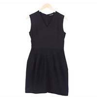 ヨーコチャン 切り替え ツィード バルーン ワンピース YCD-215-171 画像